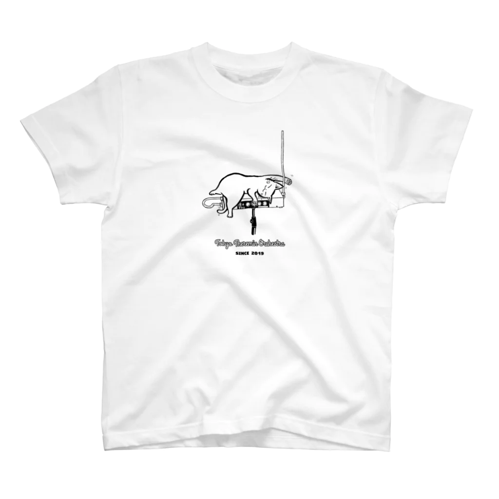 ねこのび屋のTokyo Theremin Orchestra Regular Fit T-Shirt