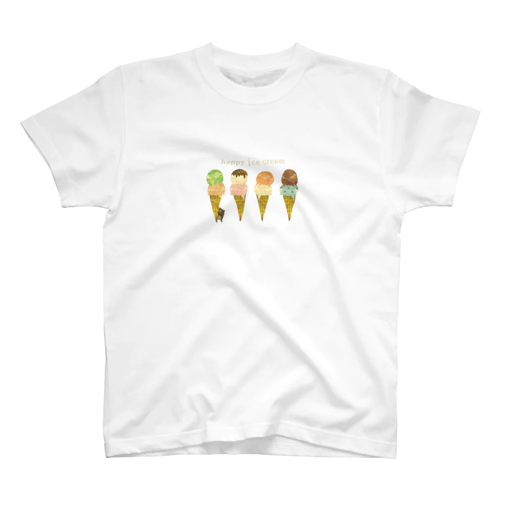 SORAHANAのhappy ice cream スタンダードTシャツ