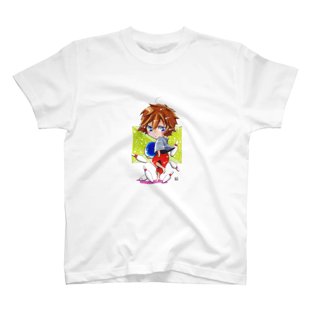 松(絵描き)のボウリング１ スタンダードTシャツ