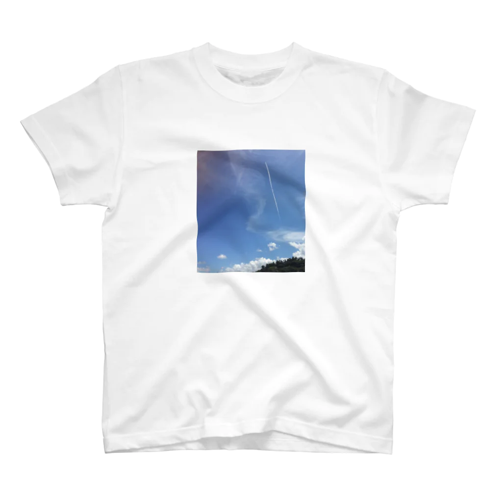 K-rk'shopの〜夏の思い出〜空と飛行機雲 スタンダードTシャツ