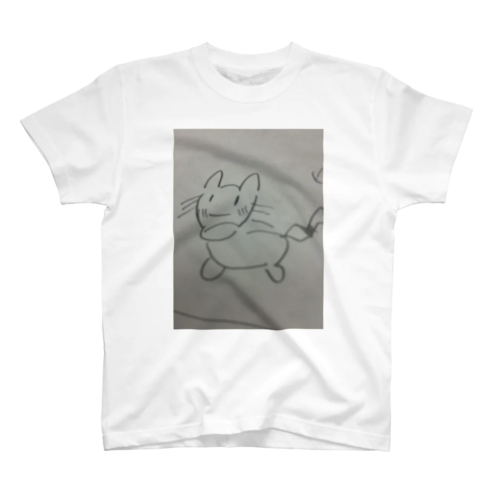 Oliveのゆるゆるにゃあ Regular Fit T-Shirt