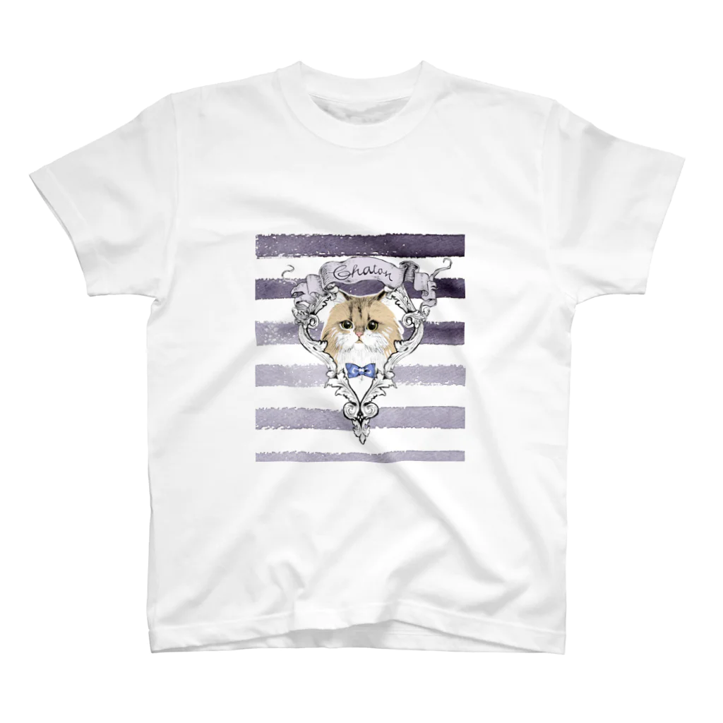 t-mituneのCHATON_チンチラ スタンダードTシャツ