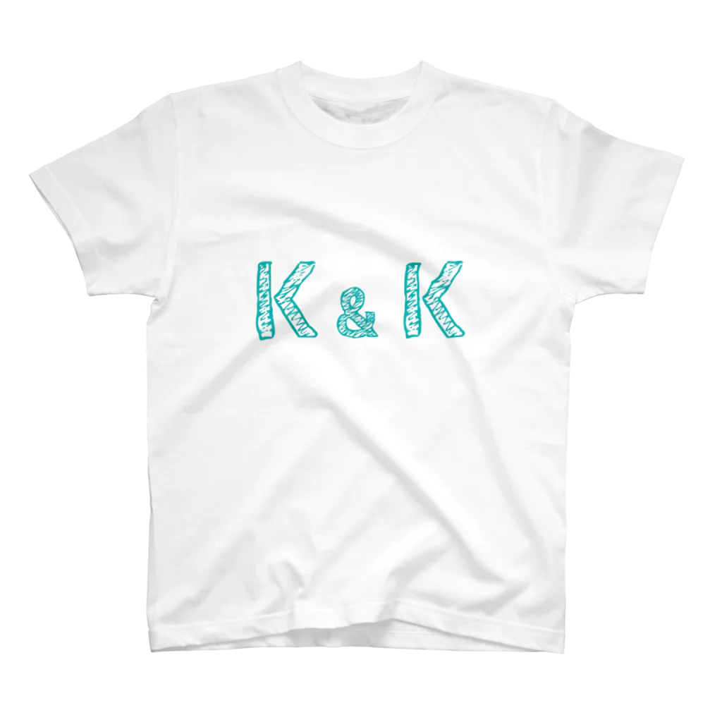 tsunokaのイニシャル Tシャツ K＆K ペア Regular Fit T-Shirt