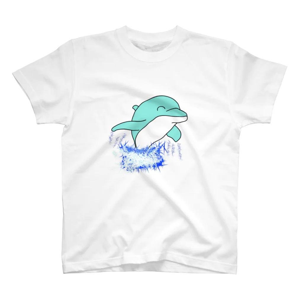 Big MouthのFunny dolphin スタンダードTシャツ