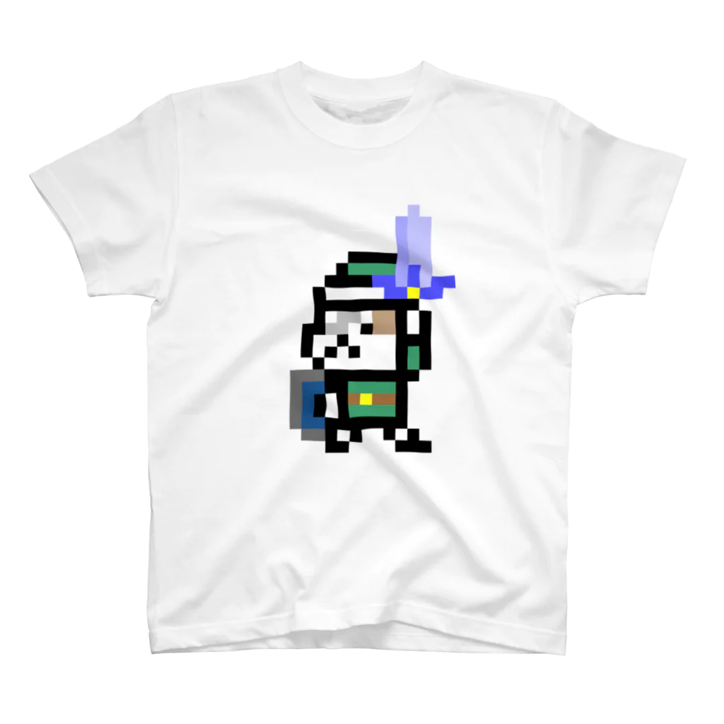 【ドット絵】ネコブレ商店のネコブレイバー緑 Regular Fit T-Shirt