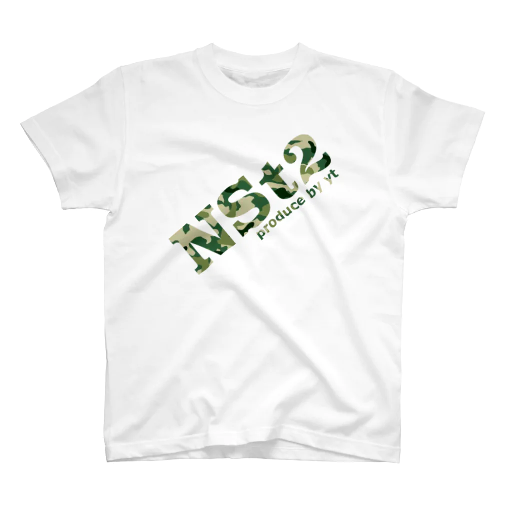 NSt2のNSt2-Tmeisai bigrogo スタンダードTシャツ