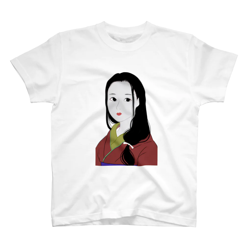 なきむしいもむしの美人画風Tシャツ スタンダードTシャツ