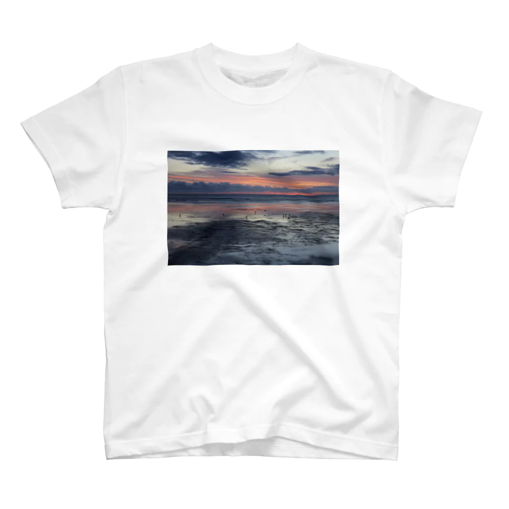 SNOW LIFE JOURNEYの北海道の風景シリーズ　宗谷岬 スタンダードTシャツ