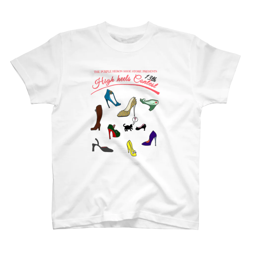 ぽよっとちよっとのハイヒール コンテスト High heel Contest Regular Fit T-Shirt