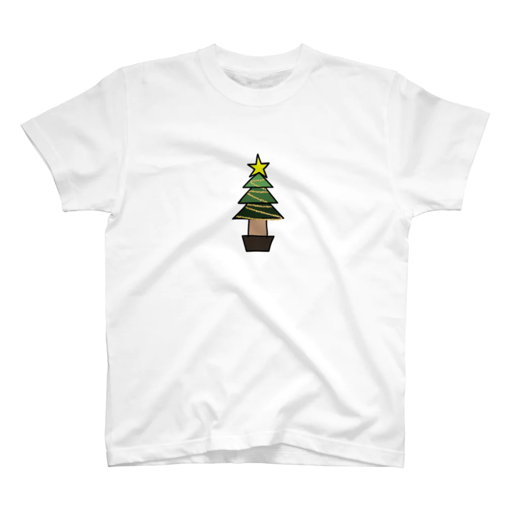 BUNBUN KURUKURUのクリスマスツリー Regular Fit T-Shirt