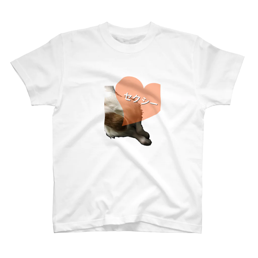 little saltのおしりセクシー犬 スタンダードTシャツ