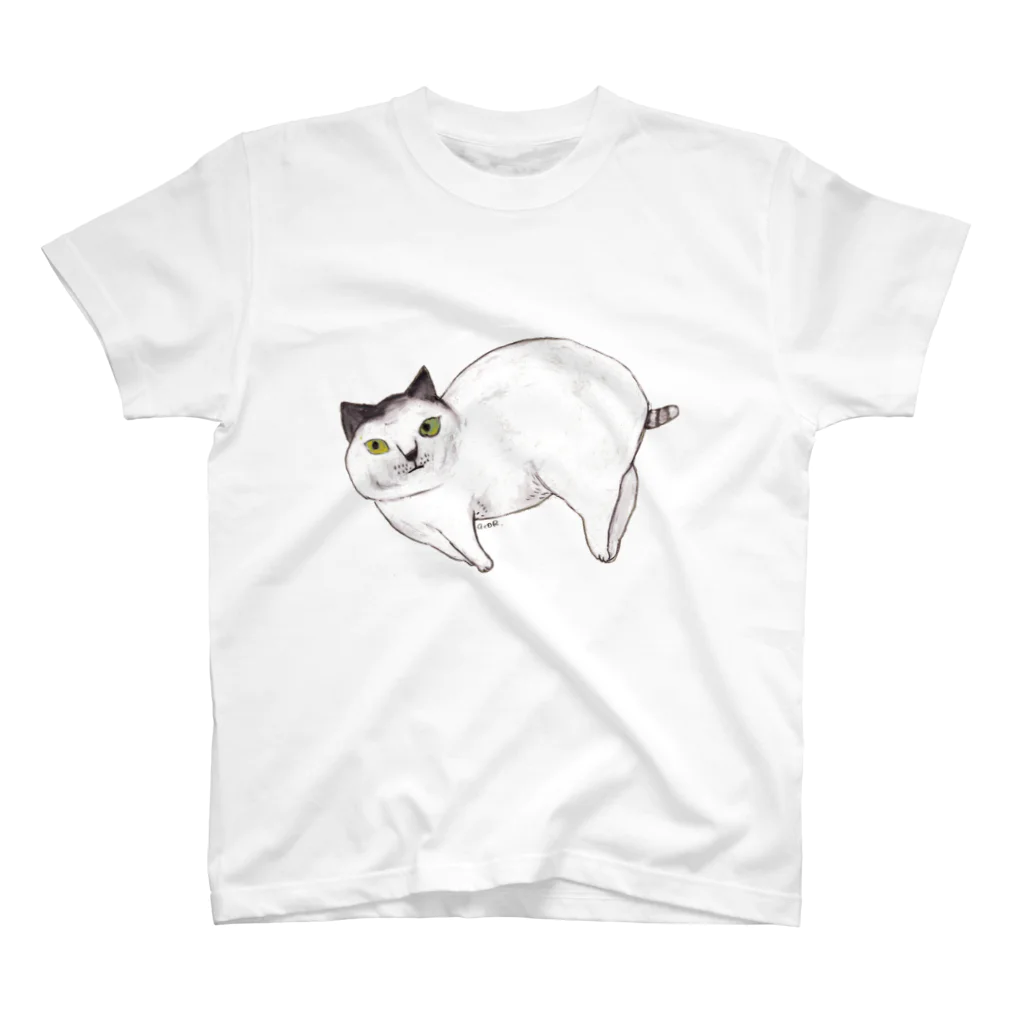 アコルの上目ねこ スタンダードTシャツ