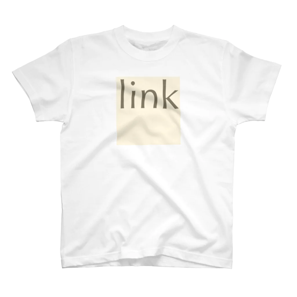 linkのロゴ　　文字 Regular Fit T-Shirt