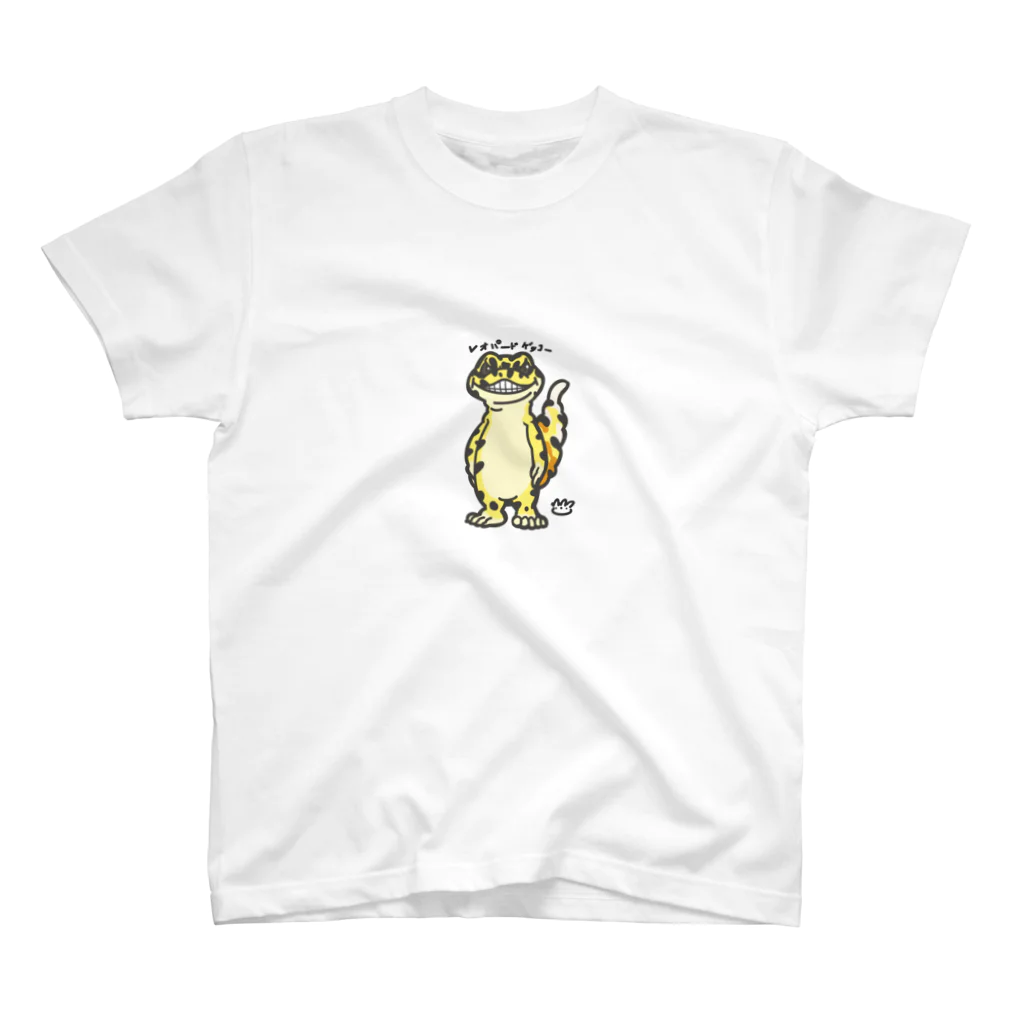 nnn Geckosのレオパードゲッコーくんゆるゆる Regular Fit T-Shirt