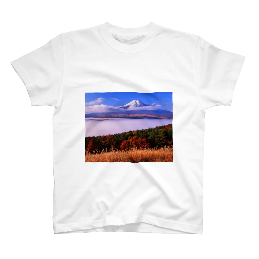 mika⍤⃝♡の富士山 スタンダードTシャツ