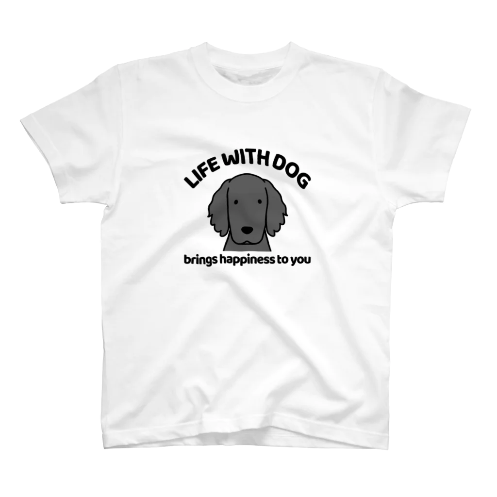 efrinmanの犬と共に（フラット） スタンダードTシャツ