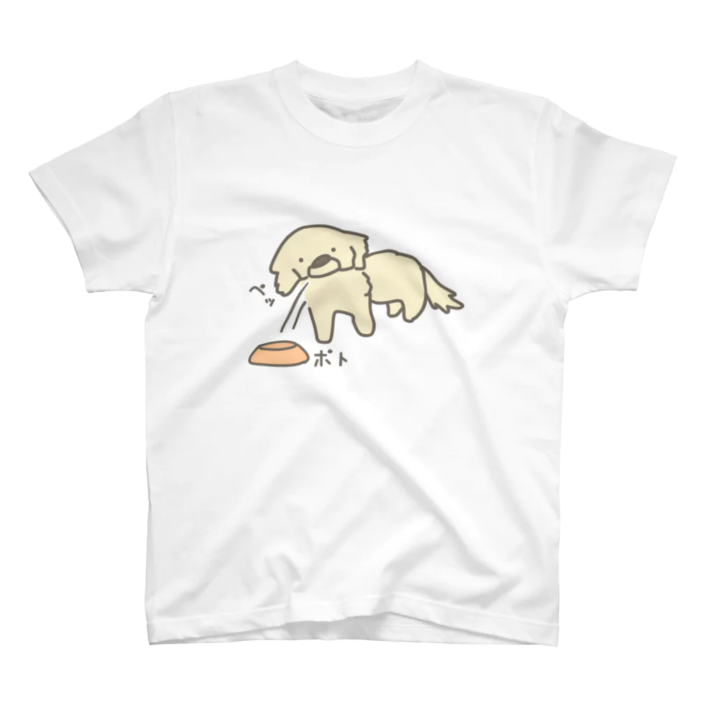 えのころのぷんたお皿ぺっ スタンダードTシャツ