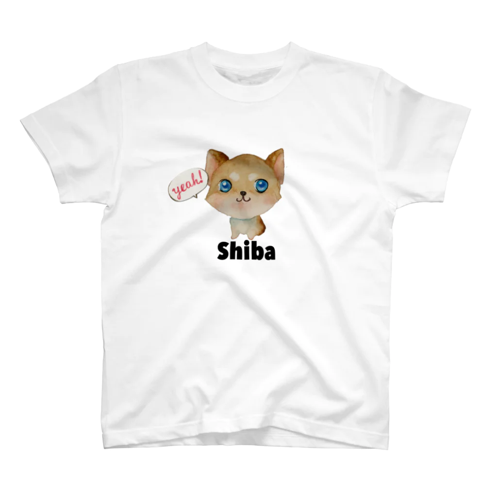 moko yuzuの柴犬てぃん Regular Fit T-Shirt