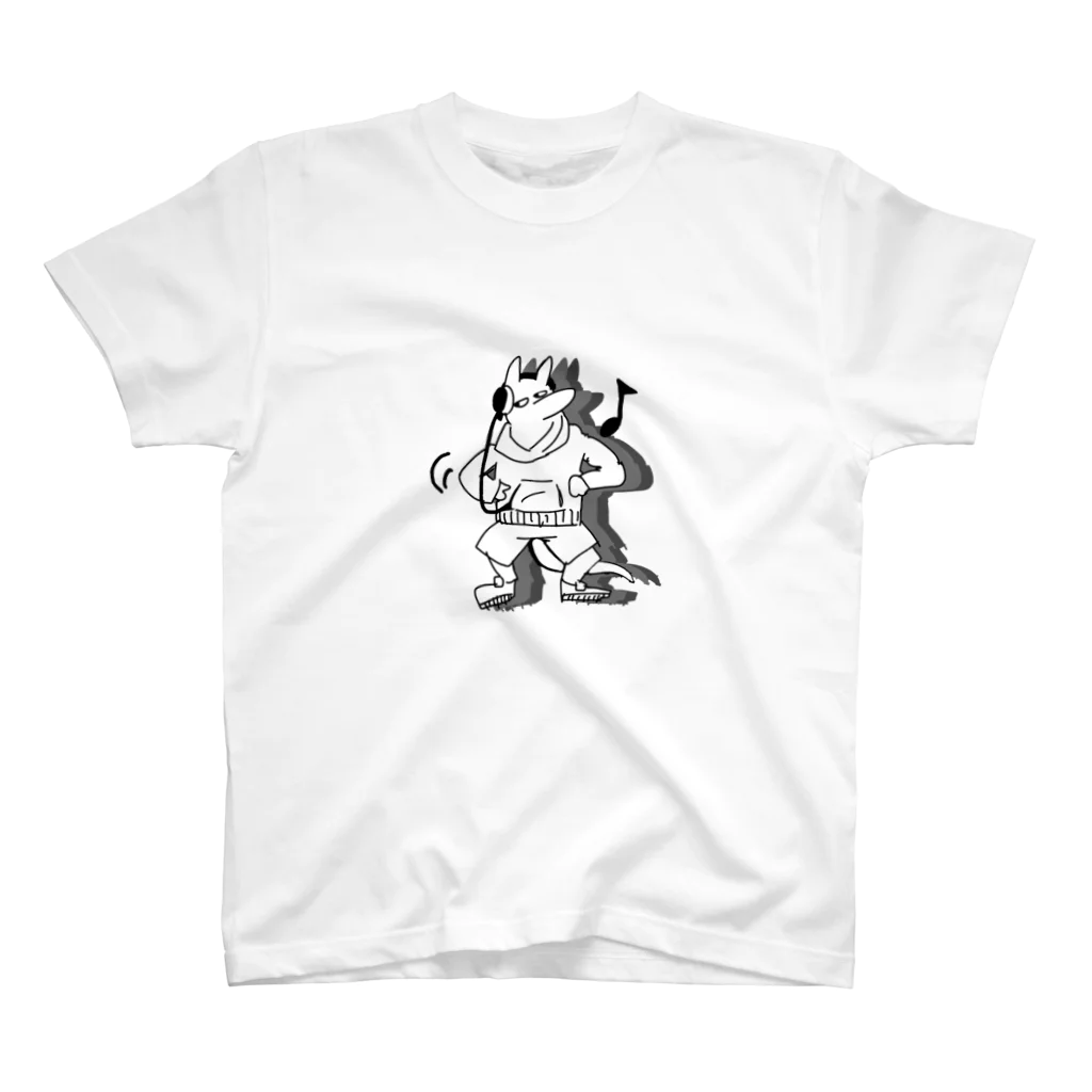 ウチらのXデー　Our 'X' dayの死んだ目をしたカンガルー(music) スタンダードTシャツ