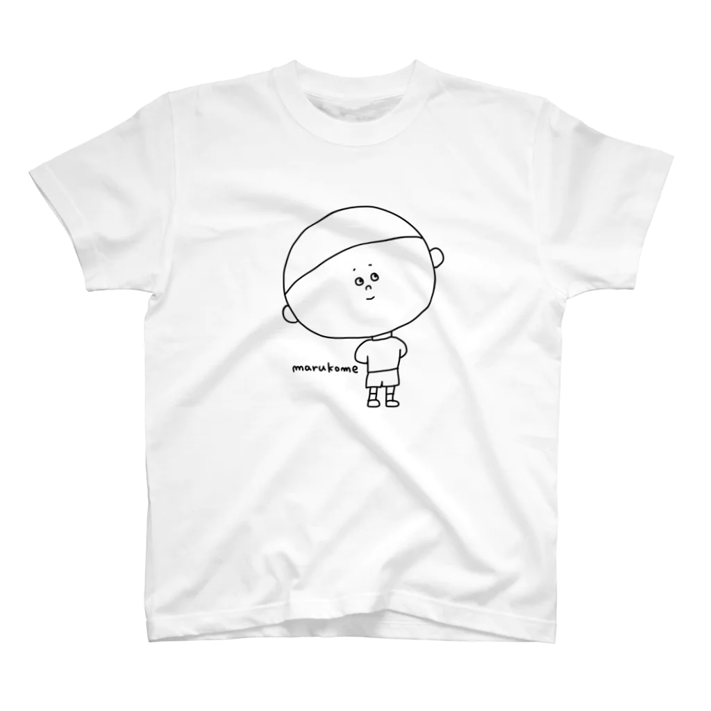 yoppyteruruのまるこめくんTシャツ スタンダードTシャツ