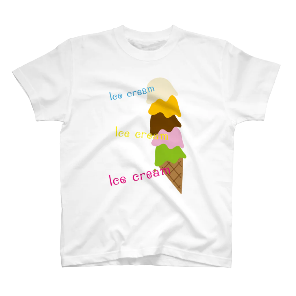 フォーヴァのIce cream スタンダードTシャツ