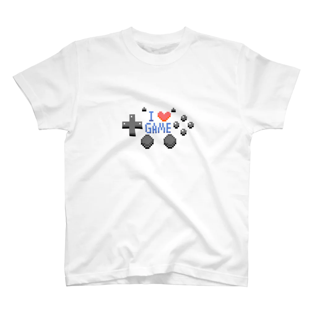 Asterisk shopのI LOVE GAME スタンダードTシャツ