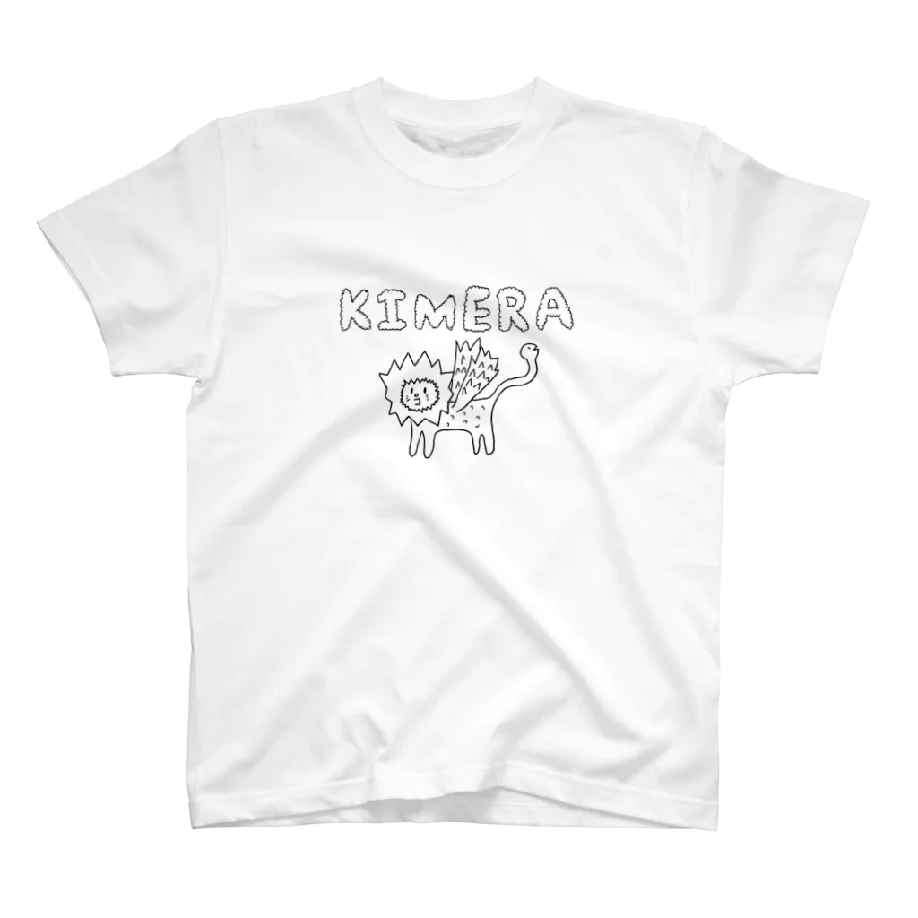 GAHAKUの(淡色)KIMERAくん スタンダードTシャツ