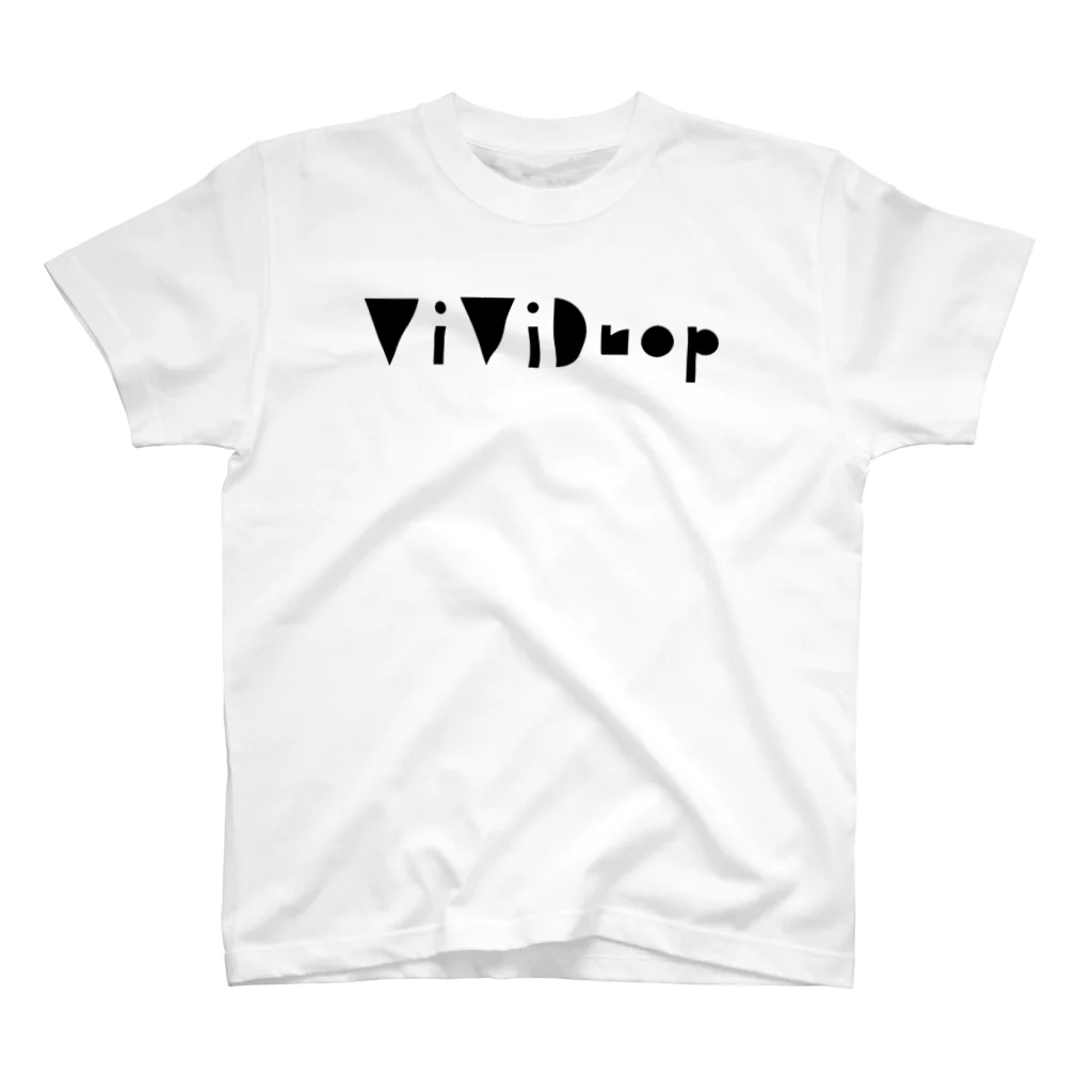 ViViDropの横文字T Regular Fit T-Shirt