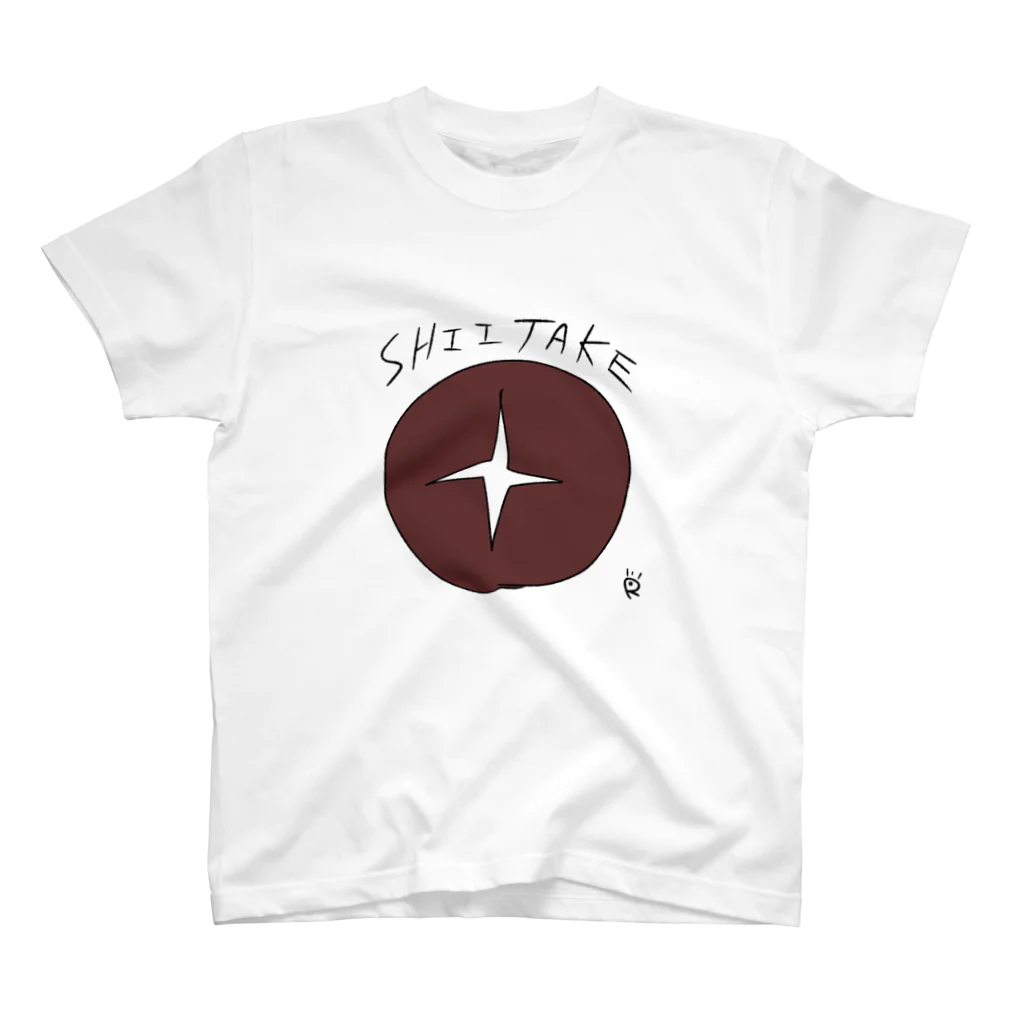 なで肩うさぎの美香堂のしいたけ スタンダードTシャツ