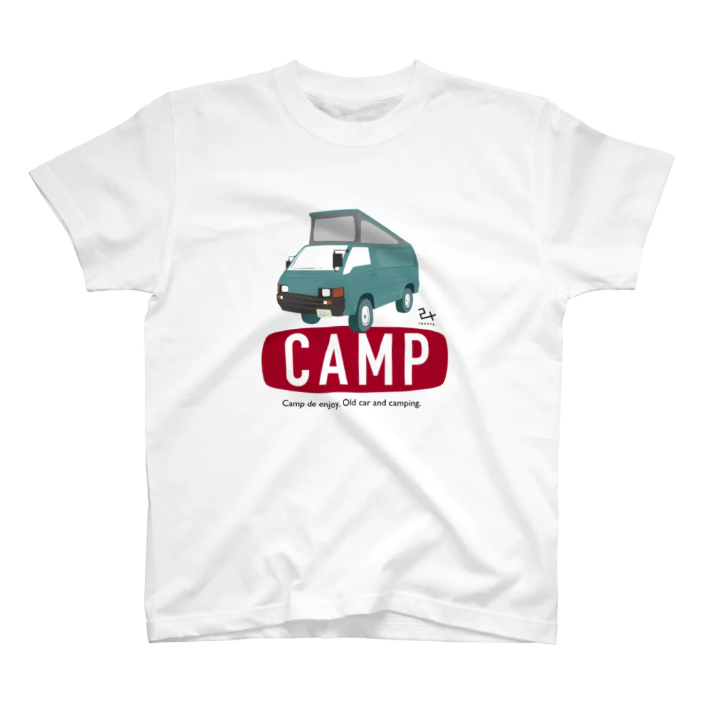 twentyの【Camp】キャンピングカー スタンダードTシャツ