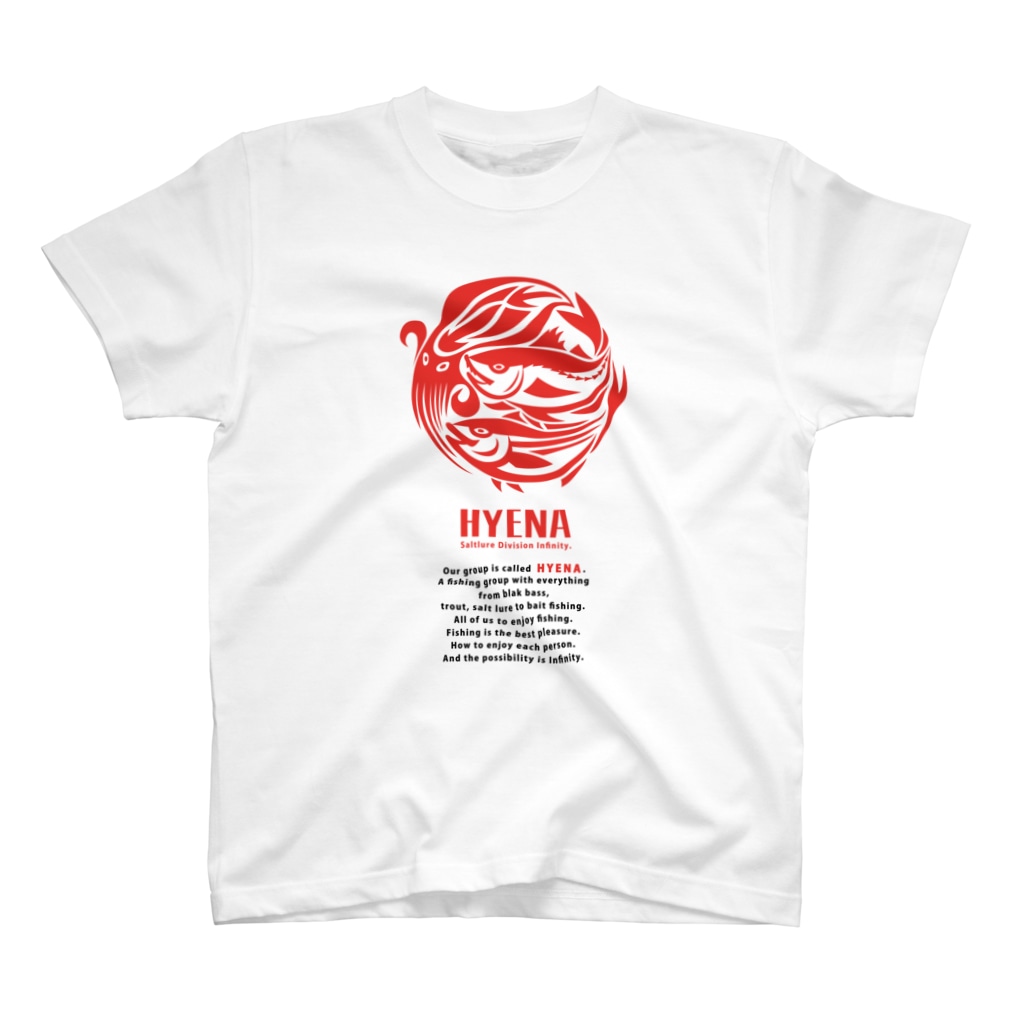 halのHYENA・TRINITY vol.1レッド Regular Fit T-Shirt