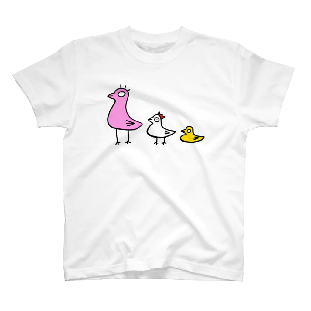 ひねくれ堂の３羽の鳥 Regular Fit T-Shirt