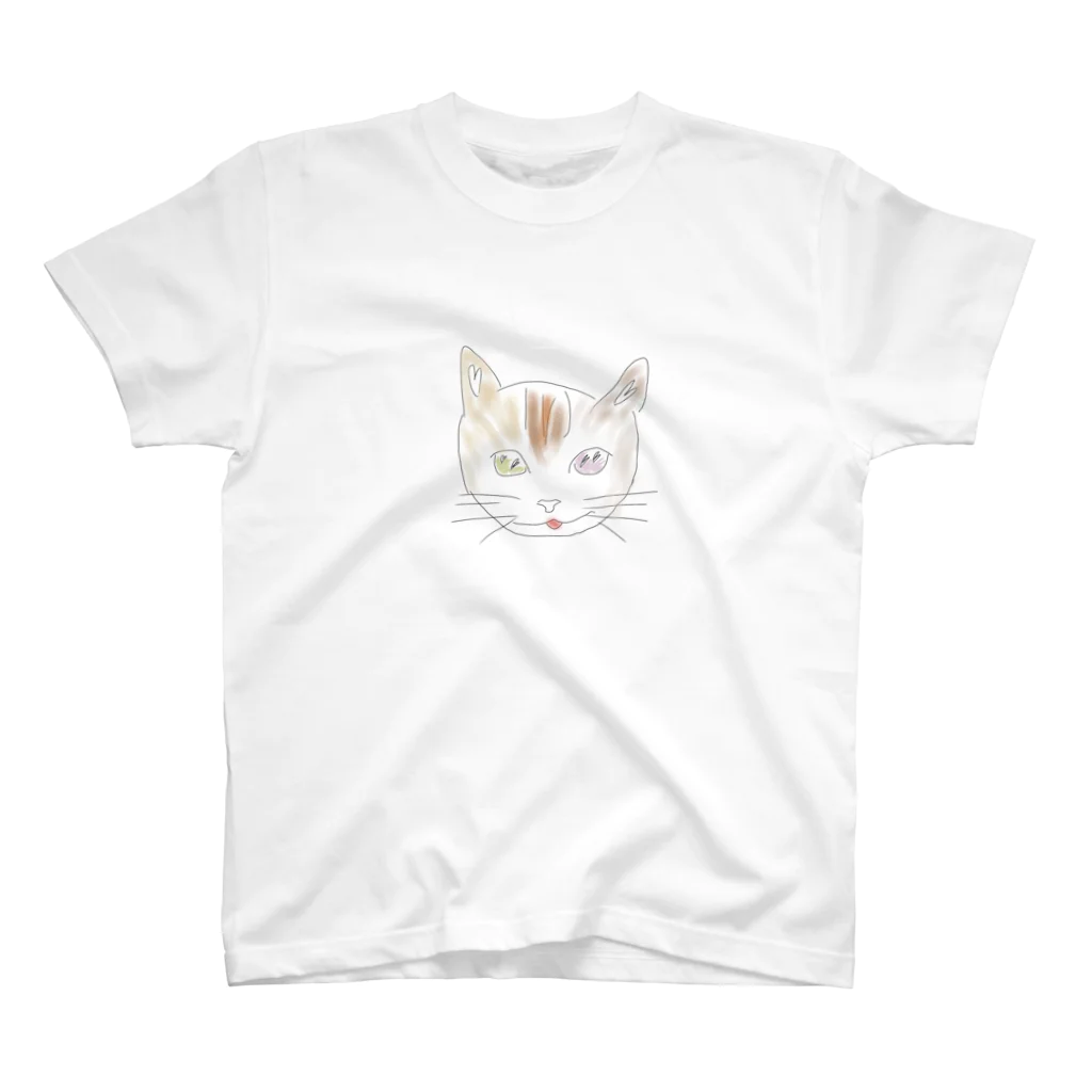 ♡なつの  ゆうひฅ^.  ̫ .^ฅのNatsu Cat2 スタンダードTシャツ