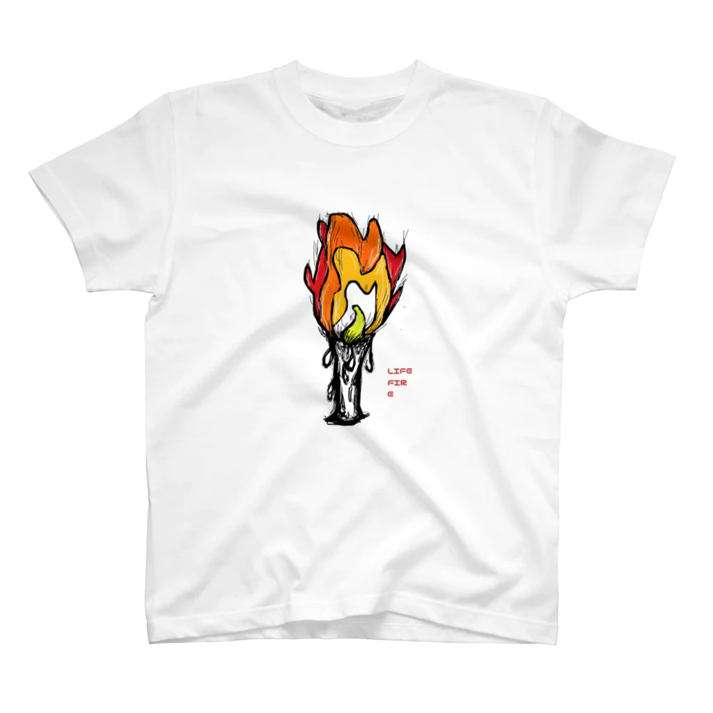 zacsimonのLIFEFIRE スタンダードTシャツ