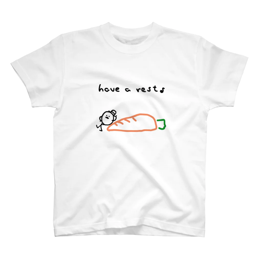 _PONPON_のhave a rest Regular Fit T-Shirt