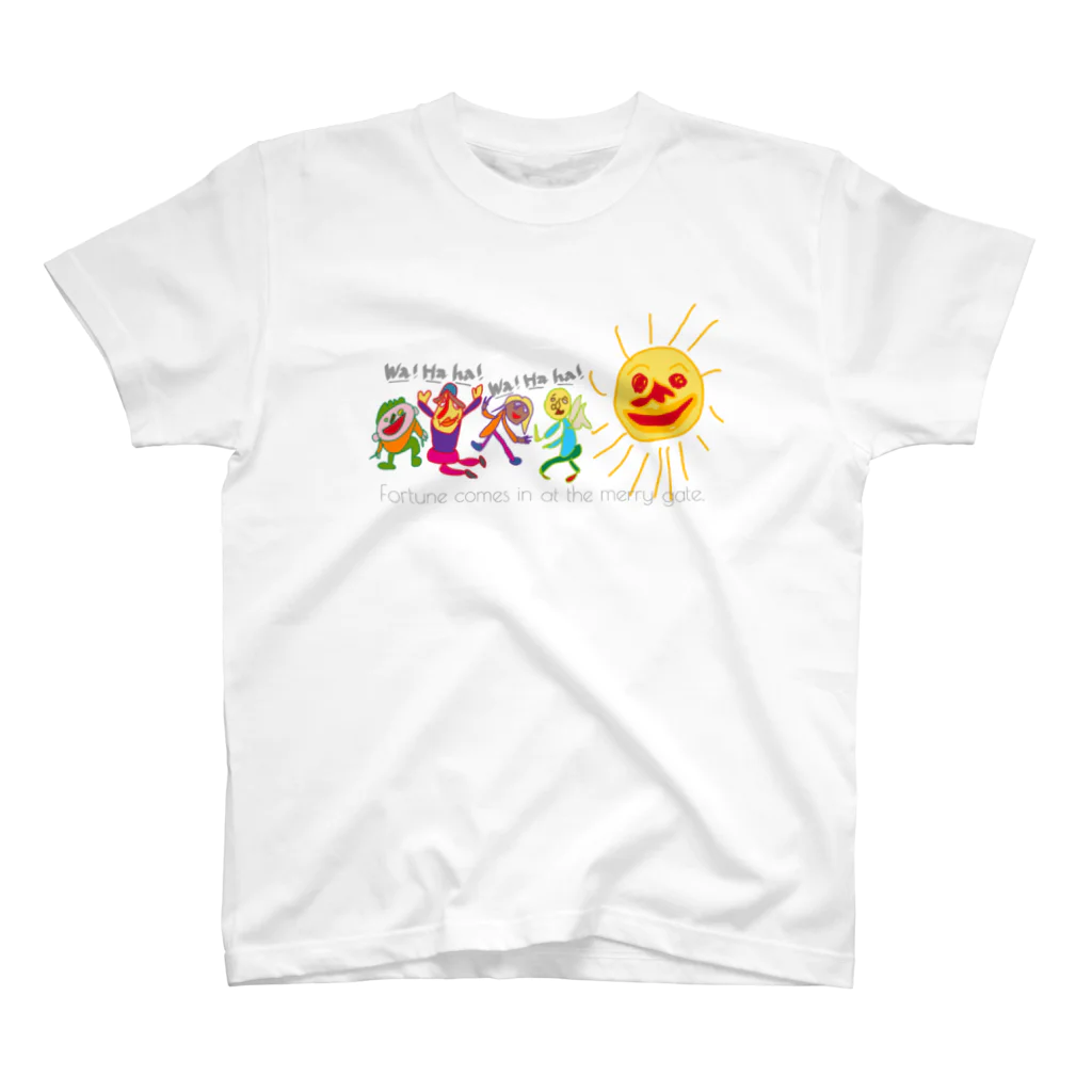 uwotomoのワハハ スタンダードTシャツ