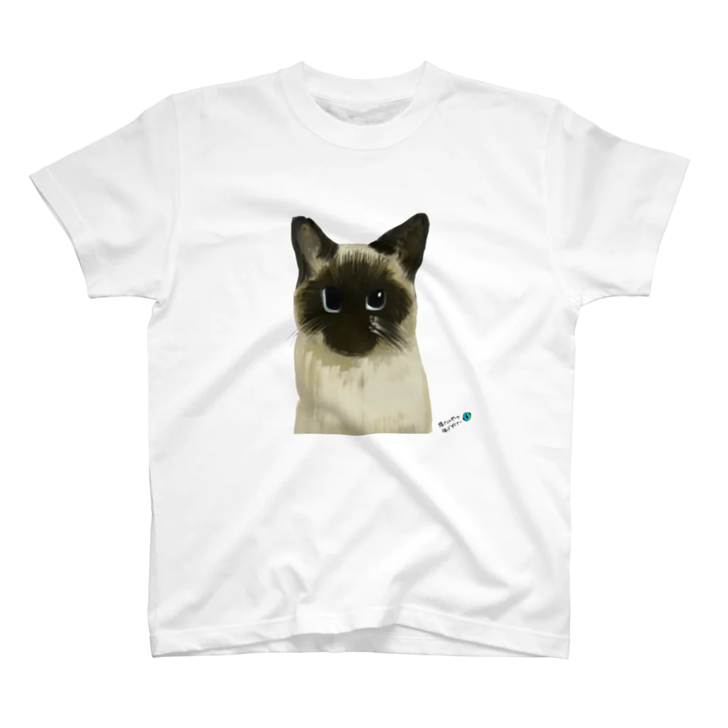 猫アレルギーの猫デザイナーのたぬしゃむグッズ スタンダードTシャツ