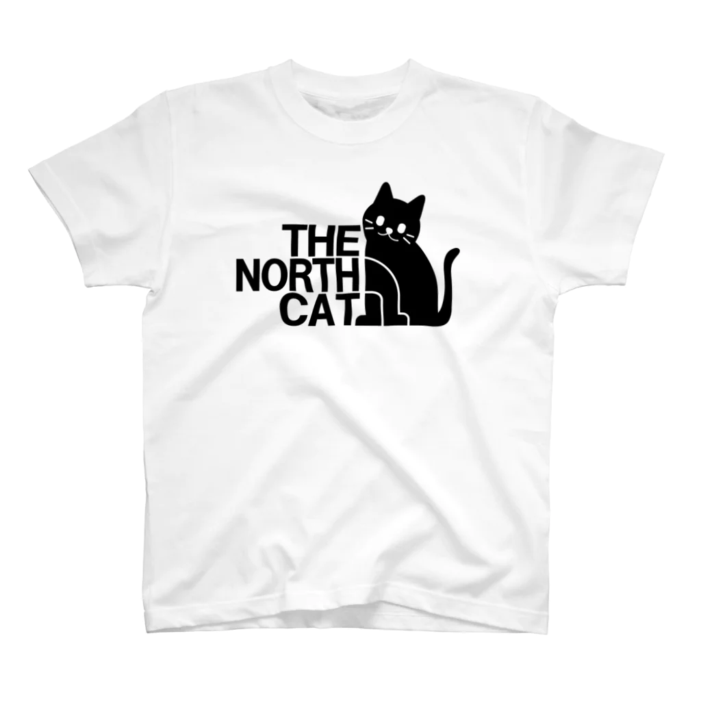 モルTのTHE NORTH CAT 黒 2019真冬モデル スタンダードTシャツ