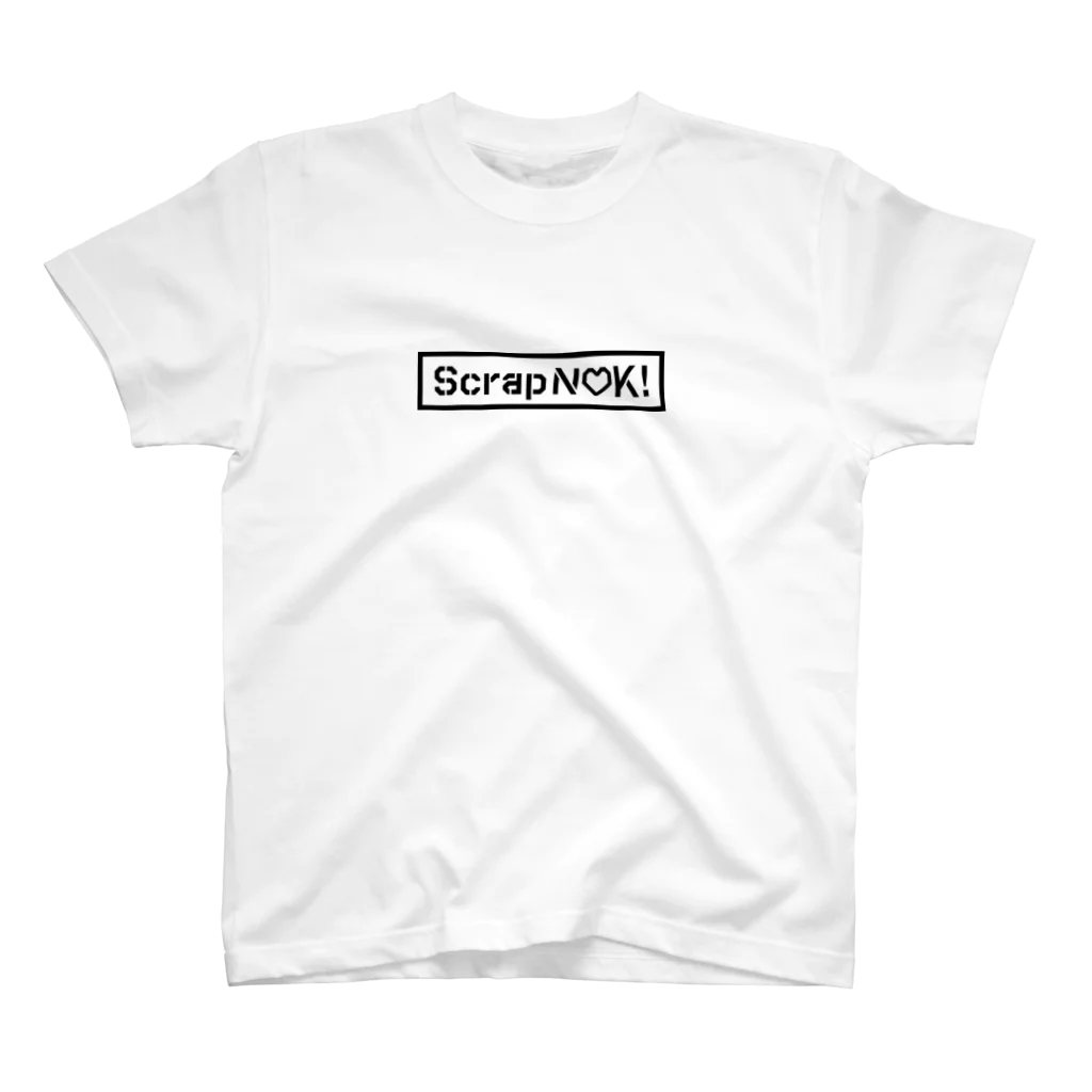 N-STOREのScrap N♥K （ロゴ黒） スタンダードTシャツ