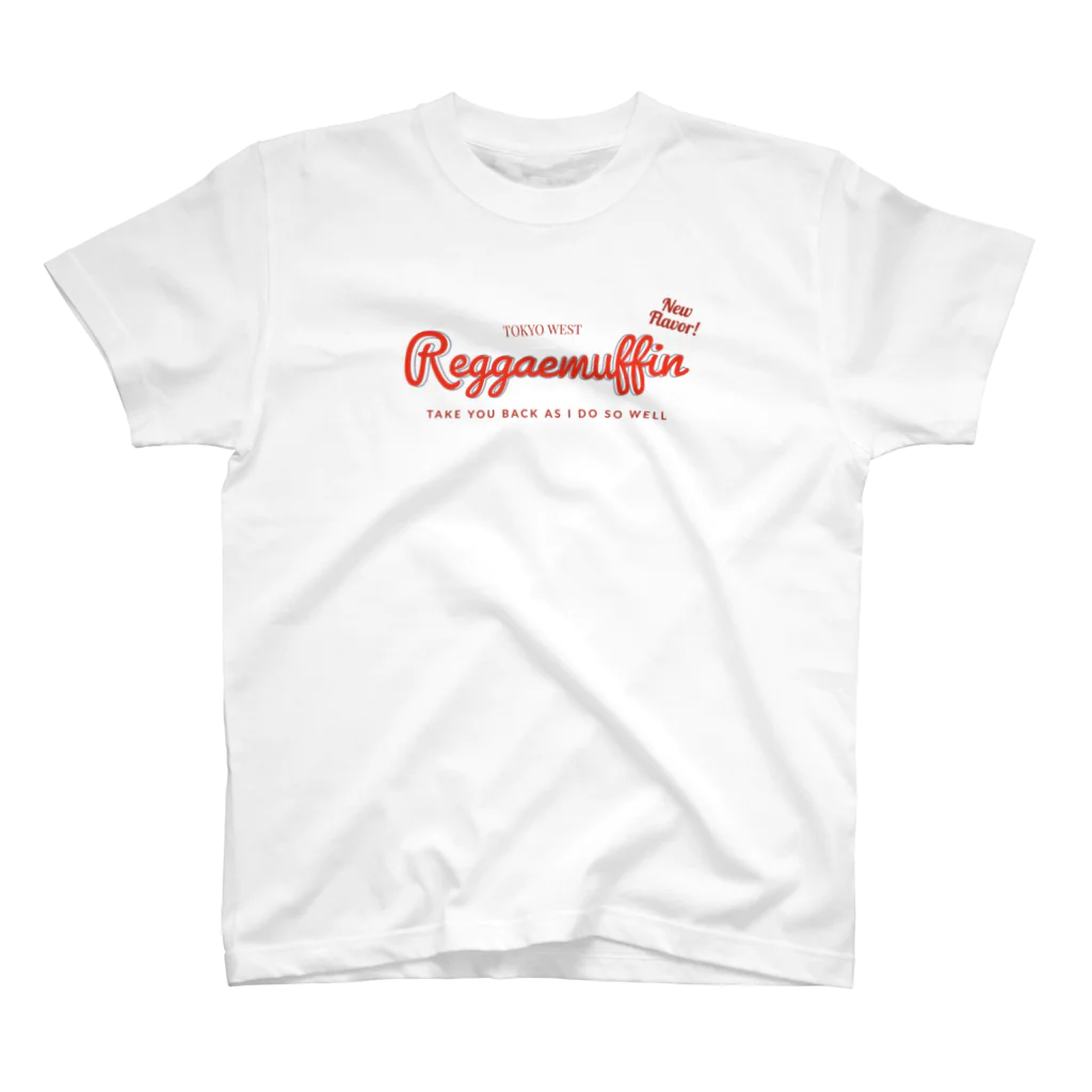 レゲエマフィンのレゲエマフィン ロゴ スタンダードTシャツ