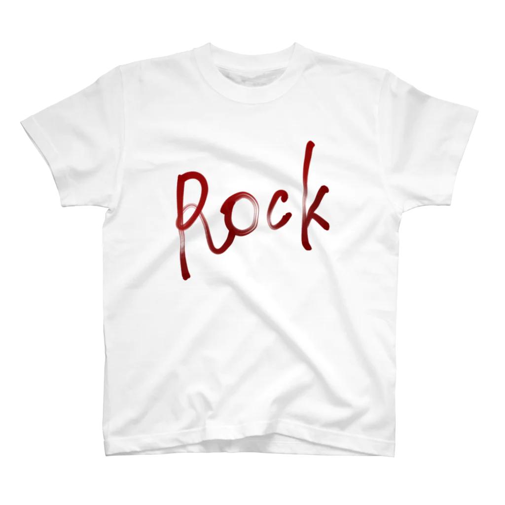 ｡*✽花宮のショップ✽*｡のRock（文字） スタンダードTシャツ