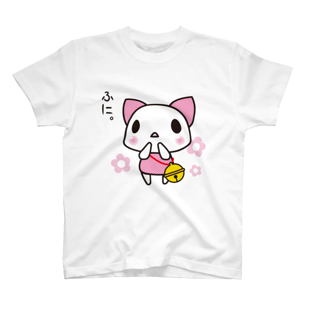 [ E+ ] SHOPのしろいねこ。 Regular Fit T-Shirt