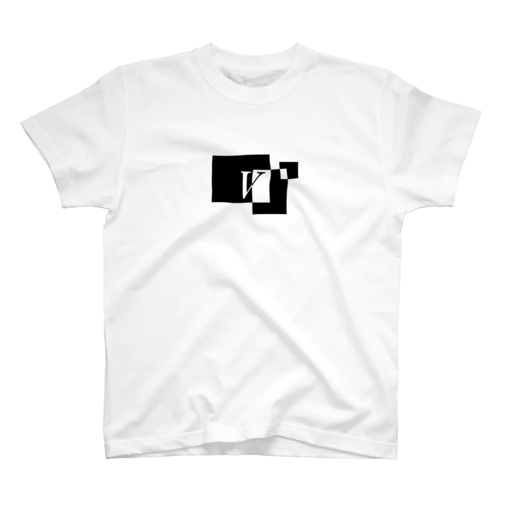 シンプルデザイン：Ｔシャツ・パーカー・スマートフォンケース・トートバッグ・マグカップのシンプルデザインアルファベットV Regular Fit T-Shirt