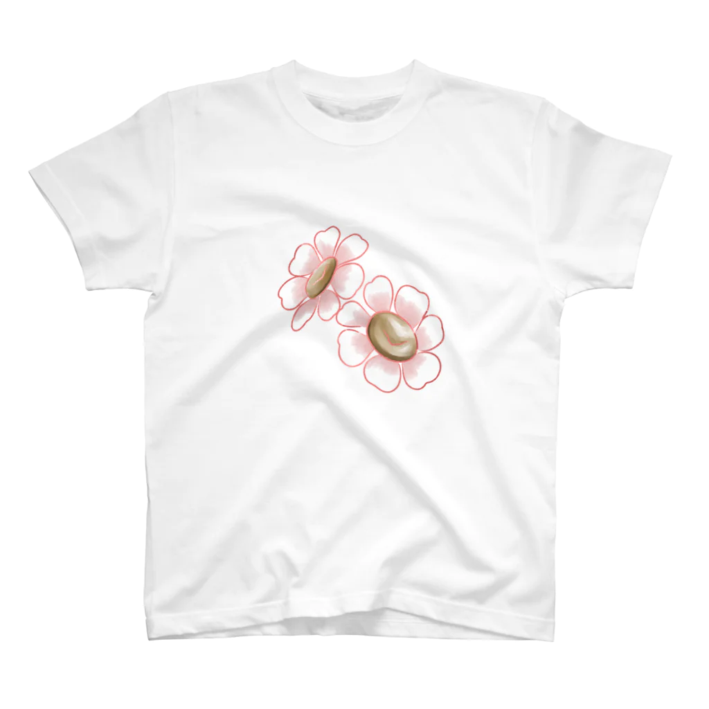 九月（くがつ）の小花 スタンダードTシャツ