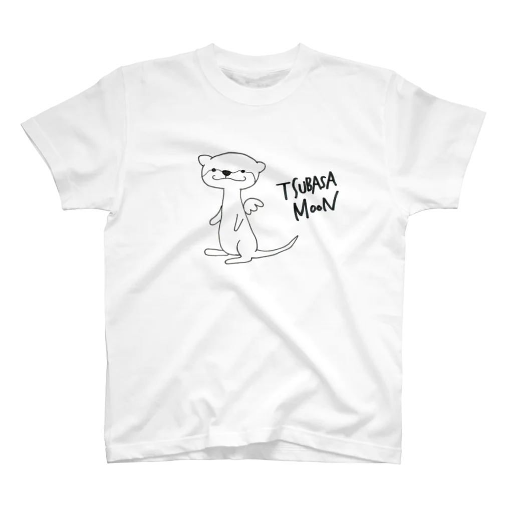 tsubasamoonのTSUBASAMooN 天使のカワウソちゃん SIMPLE Regular Fit T-Shirt