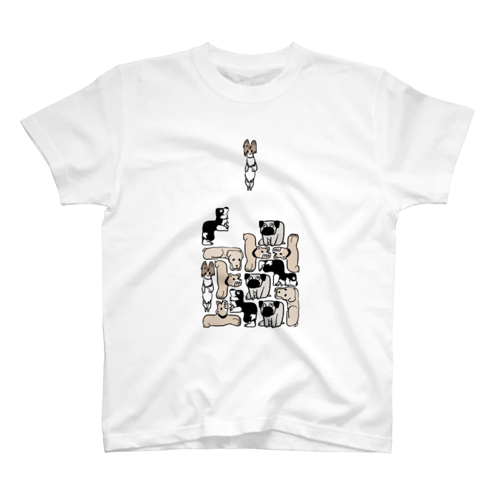 SHOP BØWNTENの犬ブロック Regular Fit T-Shirt