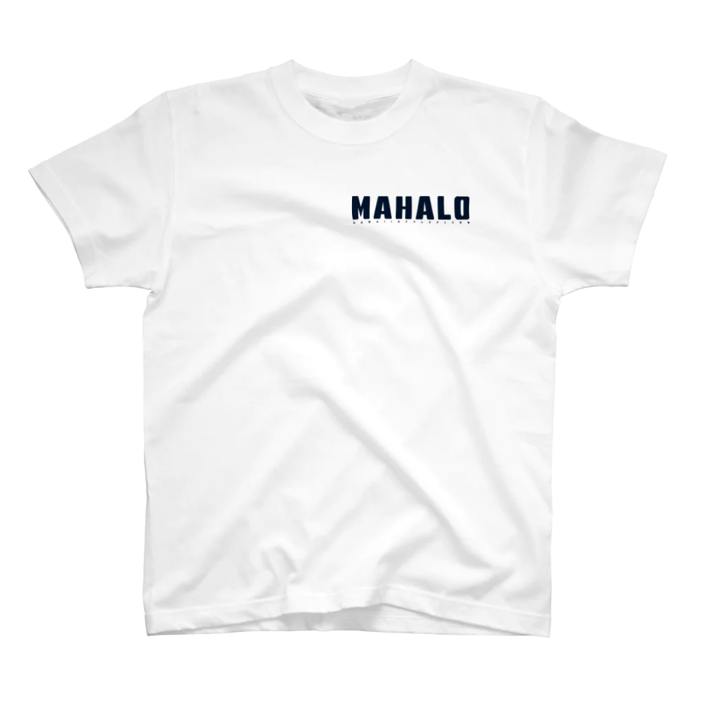 ハワイスタイルクラブの〔Back Print〕Just MAHALO Regular Fit T-Shirt