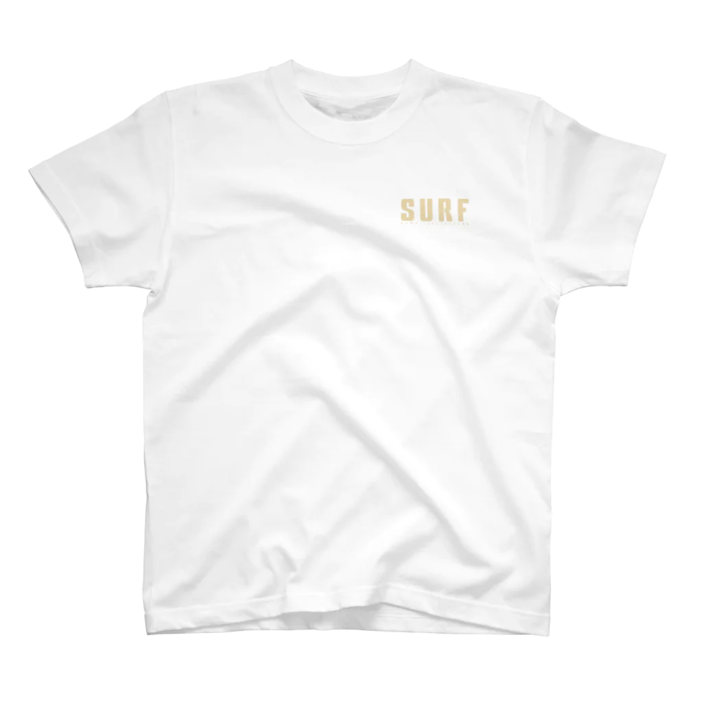 ハワイスタイルクラブの〔Back Print〕Just SURF Beg スタンダードTシャツ