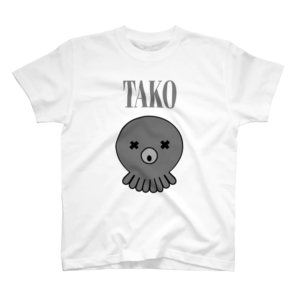 REST IN PUNISHEDのTAKO comic ver. スタンダードTシャツ