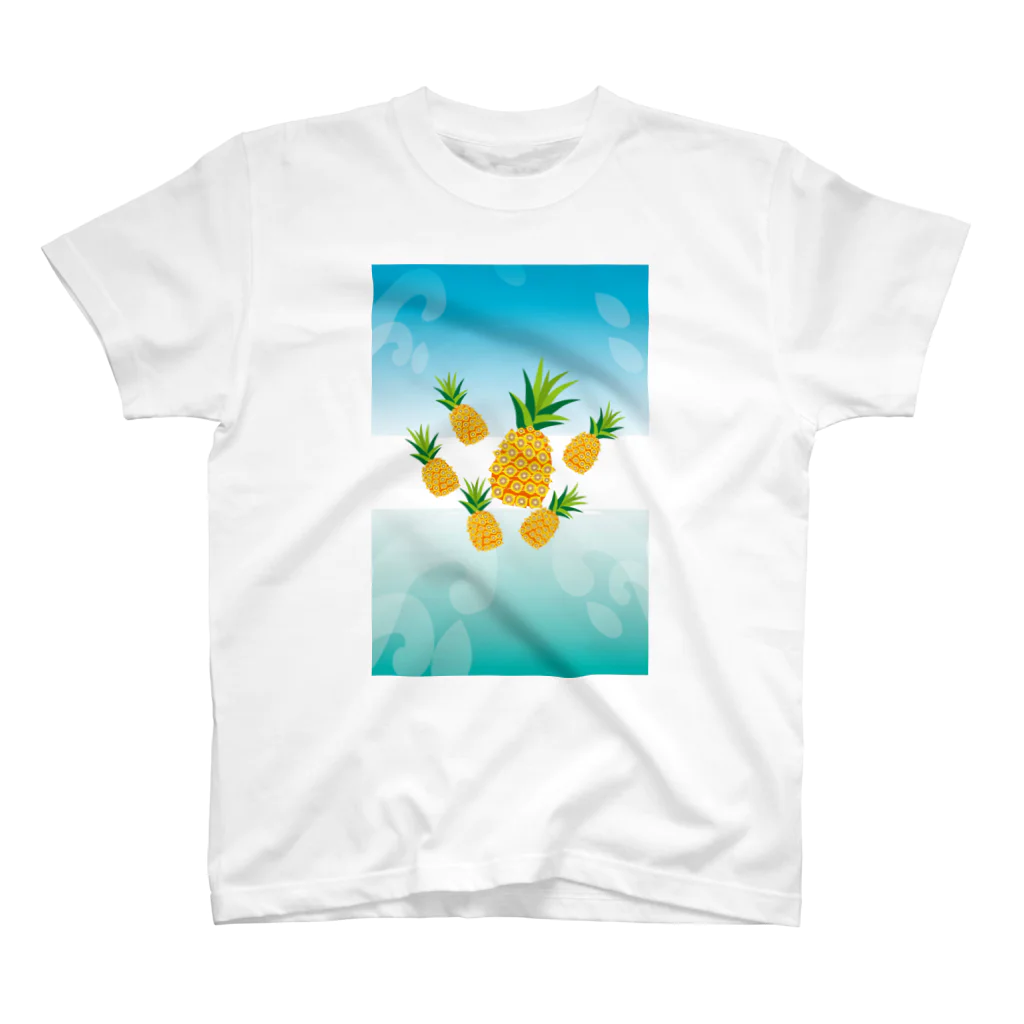 ジルトチッチのデザインボックスのパイナップルが可愛いフルーツのイラスト Regular Fit T-Shirt